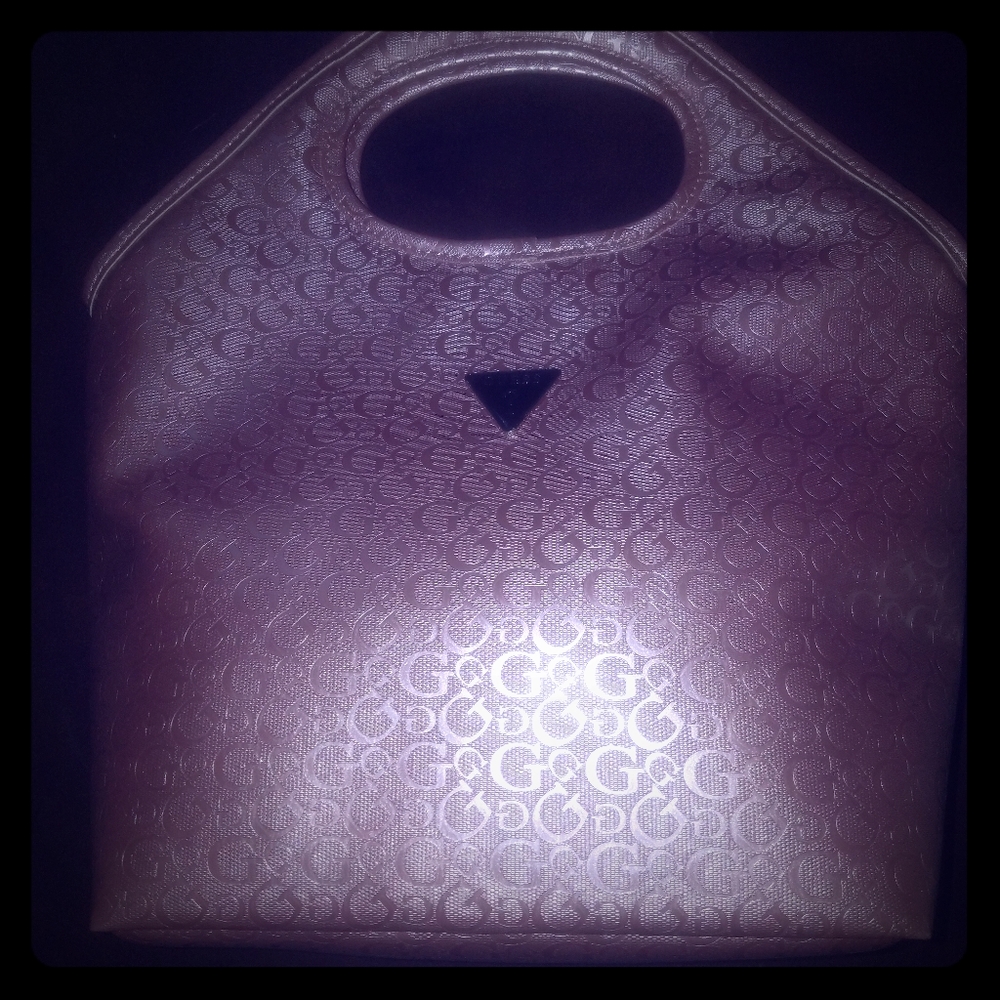 Guess Delone Tote/ Purse Pink
